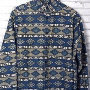 Cabela’s Aztec print long sleeve button down shirt